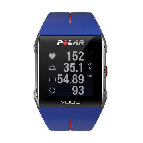 Polar 90050556 V800 Fitness Watch w/ Heart Rate Monitor - Blue Unisex Watches Lexor Miami - Lexor Miami