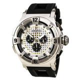Orefici ORM14C4801 Regata Evolution Perforated Silver Dial Black Strap Chronograph Men Watches Lexor Miami - Lexor Miami