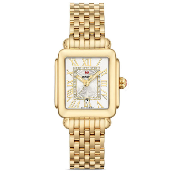 Michele MWW06G000014 Deco Madison Diamond Silver Dial Women's Watch - Lexor Miami