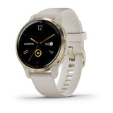 Garmin 010-02429-01 Venu® 2S Beige Silicone Strap Unisex Watches