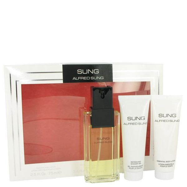 Alfred Sung Sung 3.4 Oz Edt 3-piece Gift Set For Women Perfume - Lexor Miami