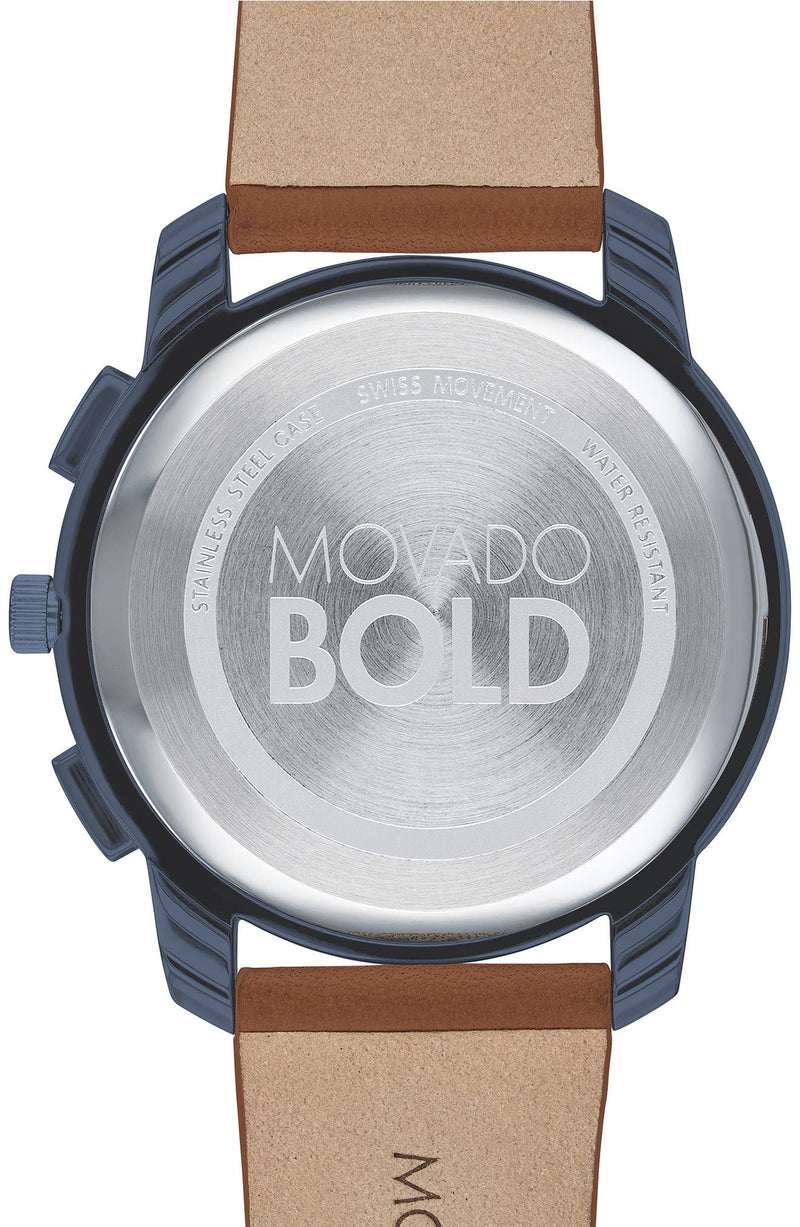 Movado Bold Chronograph Leather Strap Watch - Lexor Miami