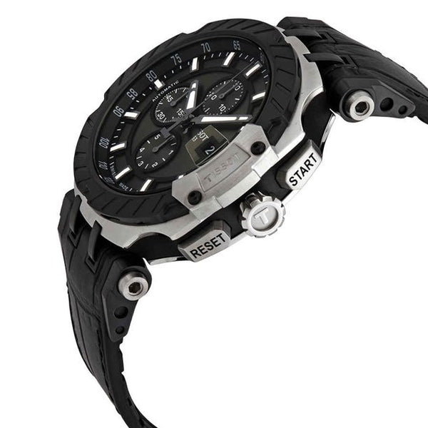 Tissot T1154272706100 Tissot Chronograph Automatic Anthracite Dial Men Watches Lexor Miami - Lexor Miami