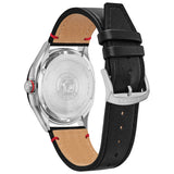 Citizen AW1148-09E Drive Eco-Drive Black Leather Strap Men Watches - Lexor Miami