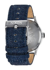 Nixon A1051540-00 Sentry Cream Dial Denim Strap Men Watches Lexor Miami - Lexor Miami