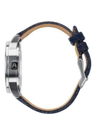 Nixon A1051540-00 Sentry Cream Dial Denim Strap Men Watches Lexor Miami - Lexor Miami