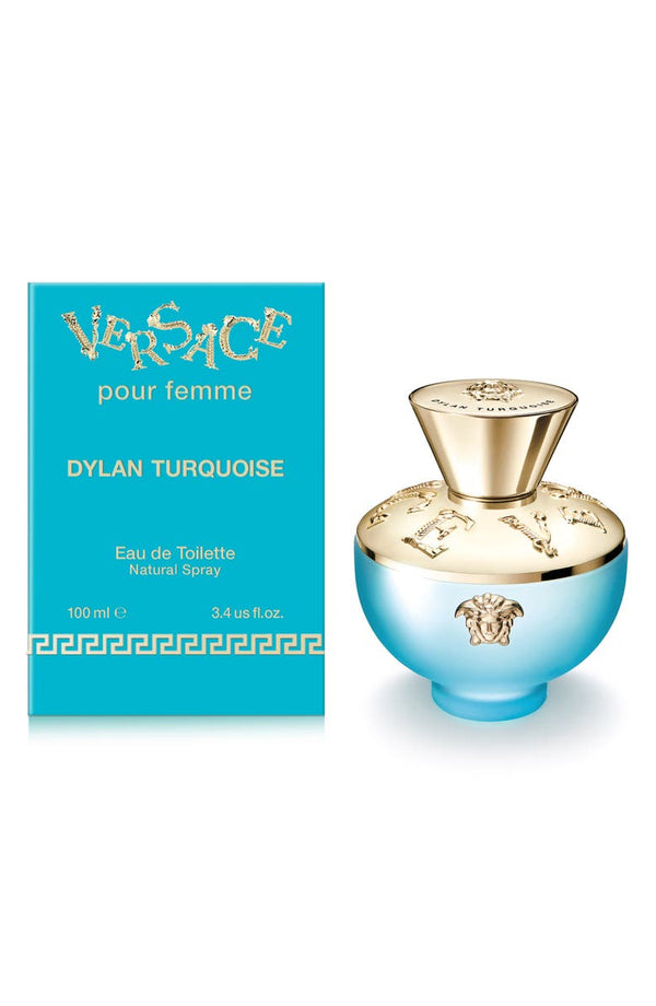 Versace Dylan Turquoise Pour Femme 3.4 onças EDT Mulher Parfum
