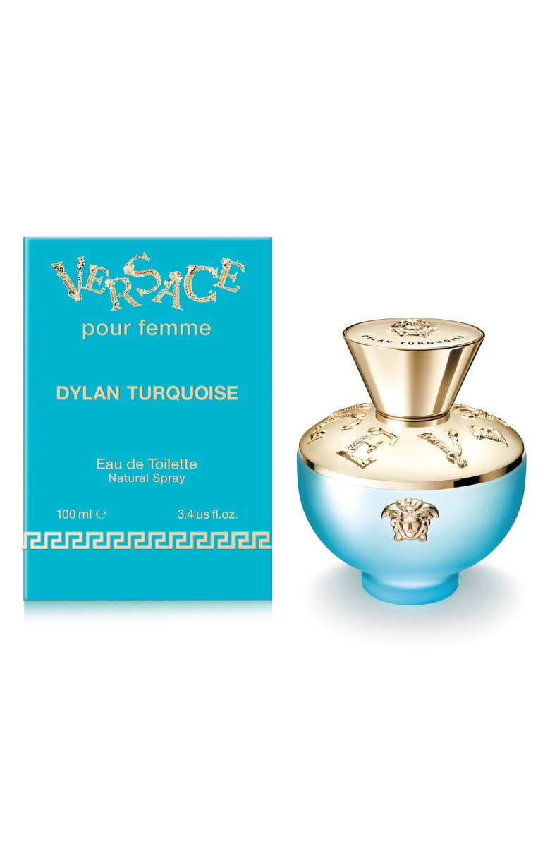 Versace Dylan Turquoise Pour Femme 3.4 onças EDT Mulher Parfum