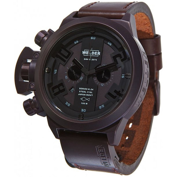 Welder K24-3310 Chronograph Brown Ion-Plated Steel Men Watches Lexor Miami - Lexor Miami