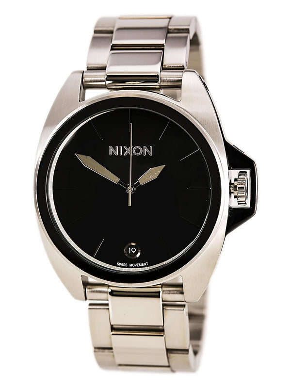 Nixon A396000-00 The Anthem Black Dial Steel Bracelet Men Watches Lexor Miami - Lexor Miami