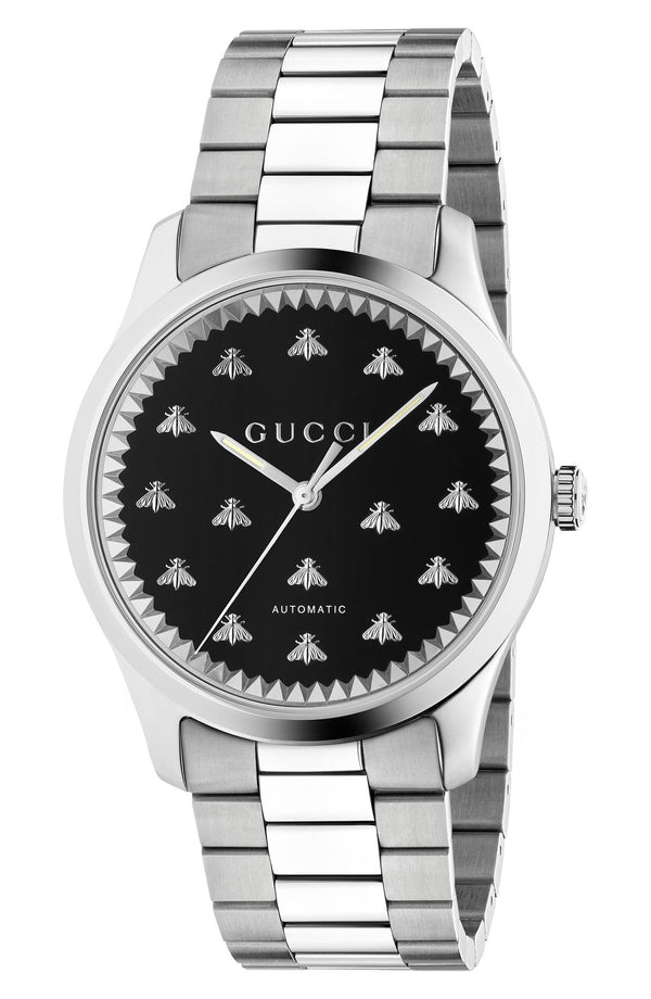 Gucci YA126283 Bee Automatic Bracelet Watch, 42mm Men Watches Lexor Miami - Lexor Miami