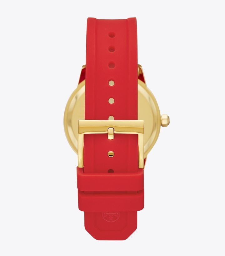 Tory Burch TBW2020 Gigi Silicone Strap, 36mm Women Watches Lexor Miami - Lexor Miami