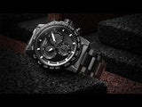Tissot T1256173605100 SuperSport Chronograph Black Leather Strap Men Watches