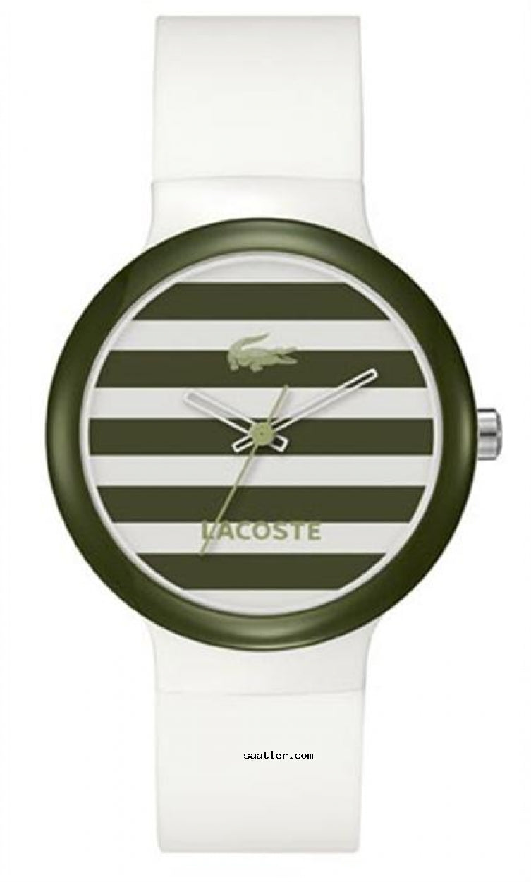 Lacoste LC2020024 Quartz Analog White Silicone Men Watches Lexor Miami - Lexor Miami