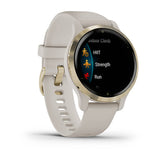 Garmin 010-02429-01 Venu® 2S Beige Silicone Strap Unisex Watches