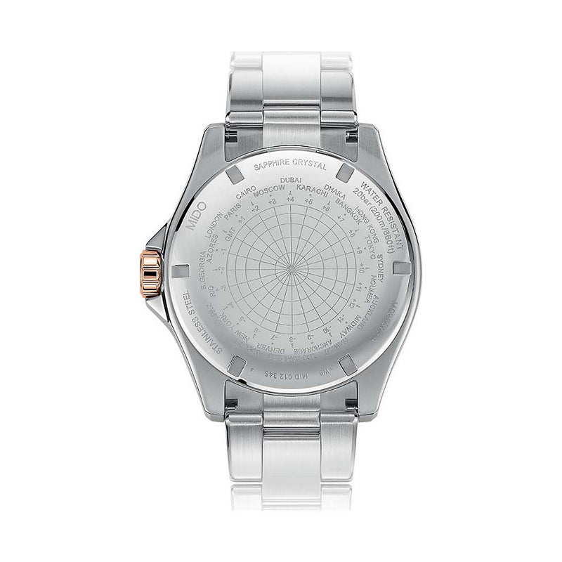 Mido M0266292205100 Ocean Star Gmt Automatic Bracelet Men Watches Lexor Miami - Lexor Miami