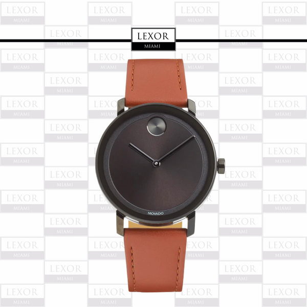 Movado 3600537 Bold Evolution Leather Strap, 40mm Men Watches Lexor Miami