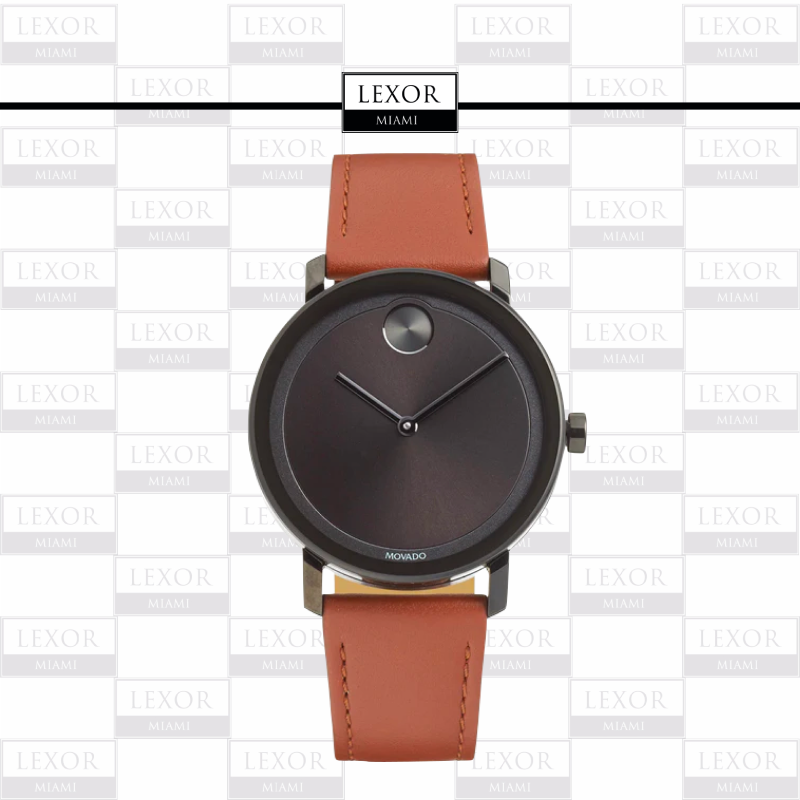 Movado 3600537 Bold Evolution Leather Strap, 40mm Men Watches Lexor Miami