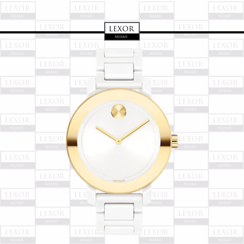 Movado 3600710 White Stainless Steel Strap Women Watches