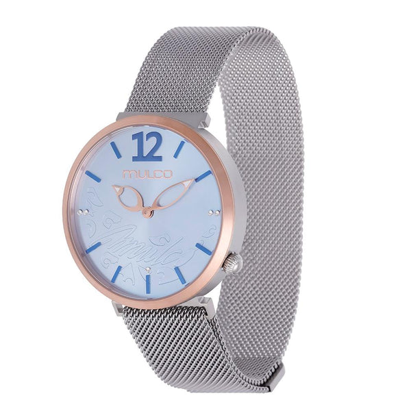 Mulco MW3 17219 043 Couture Iconic Mesh Stainless Steel Strap Women Watches - Lexor Miami