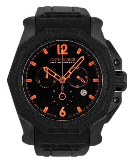 Orefici ORM12C4803 Chrono Lefty Black Dial Steel Bracelet Dive Men Watches Lexor Miami - Lexor Miami