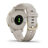 Garmin 010-02429-01 Venu® 2S Beige Silicone Strap Unisex Watches