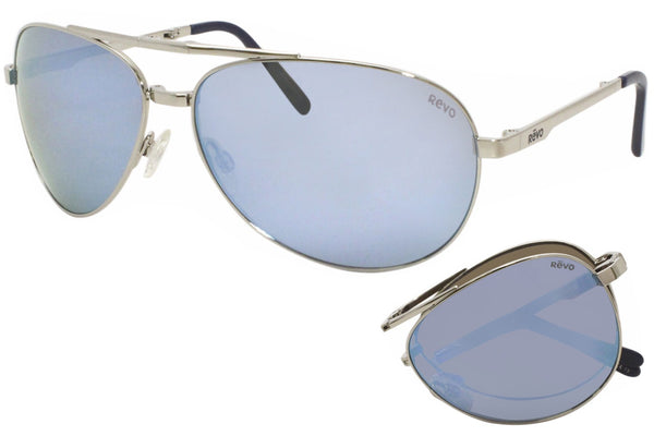 Revo RE1985 03 BL Chrome Blue Water Unisex Sunglasses Lexor Miami - Lexor Miami