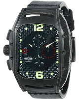 Welder K-42 801 BLACK DIAL CHRONOGRAPH BLACK LEATHER STRAP BRAND Men Watches Lexor Miami - Lexor Miami