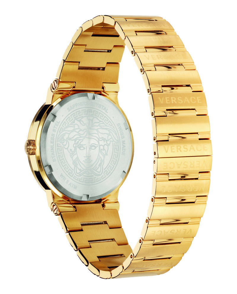 Versace VEVI00520 Greca Gold Stainless Steel Strap Men Watches - Lexor Miami