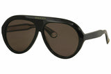 Gucci GG0479S 001 61 Men Sunglasses feature black frames and brown lenses, combining signature Gucci style with a sleek, modern look.