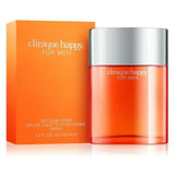 Clinique Happy 3.4oz. EDT Men Perfume by Clinique Perfumes comes in an orange-to-clear gradient bottle with a silver cap and matching box—a perfect men’s fragrance for a fresh, uplifting scent.