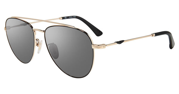 Police Spl995 0301 Black-Gold Unisex Sunglasses - Lexor Miami