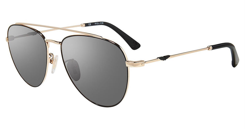 Police Spl995 0301 Black-Gold Unisex Sunglasses - Lexor Miami