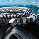 Tissot T1204171705102 Seastar 1000 Quartz Chronograph Black Silicone Strap Men Watches