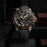Tissot T1256173605100 SuperSport Chronograph Black Leather Strap Men Watches - Lexor Miami