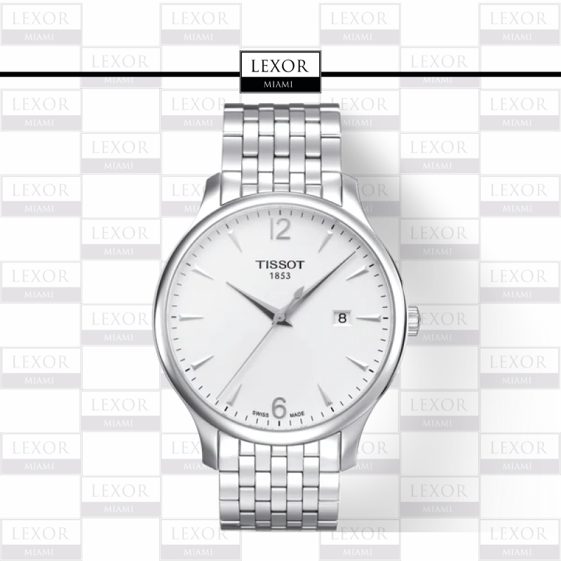 Tissot T0636101103700 Tradition Steel Strap Men Watches