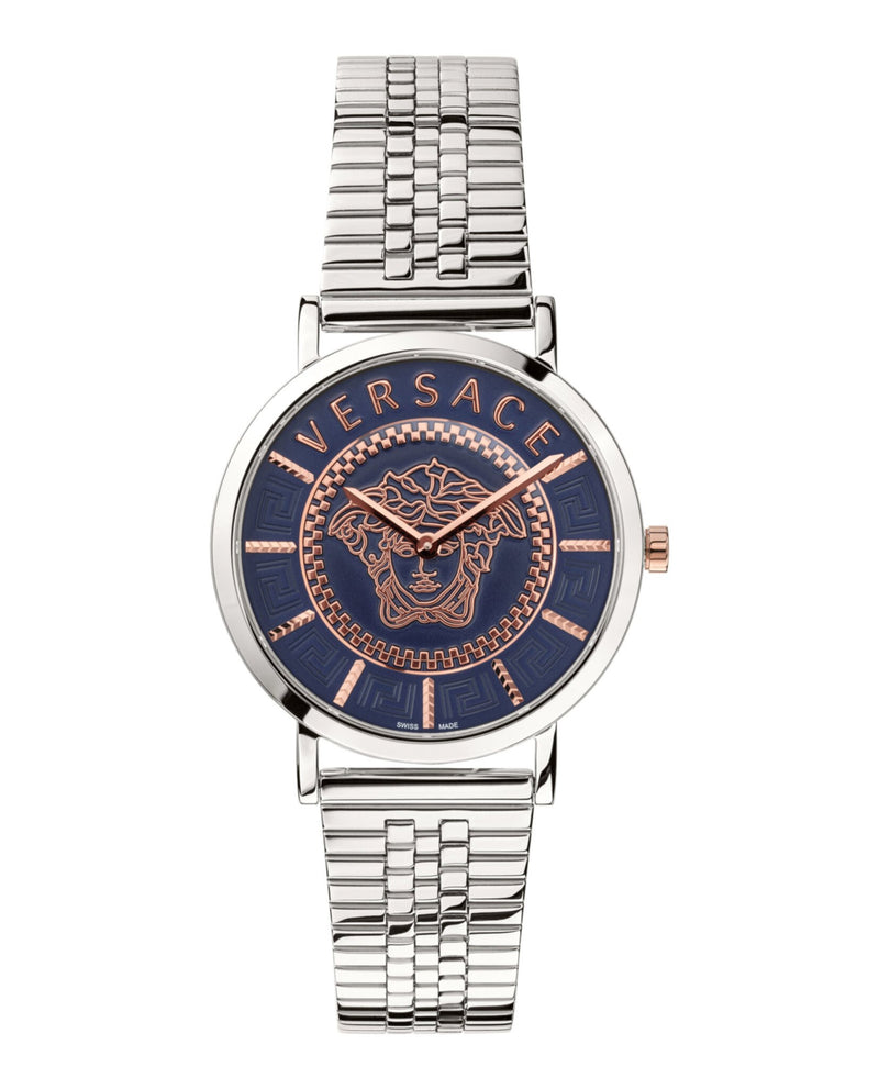 Versace VEK400821 V-Essential Stainless Steel Strap Unisex Watches