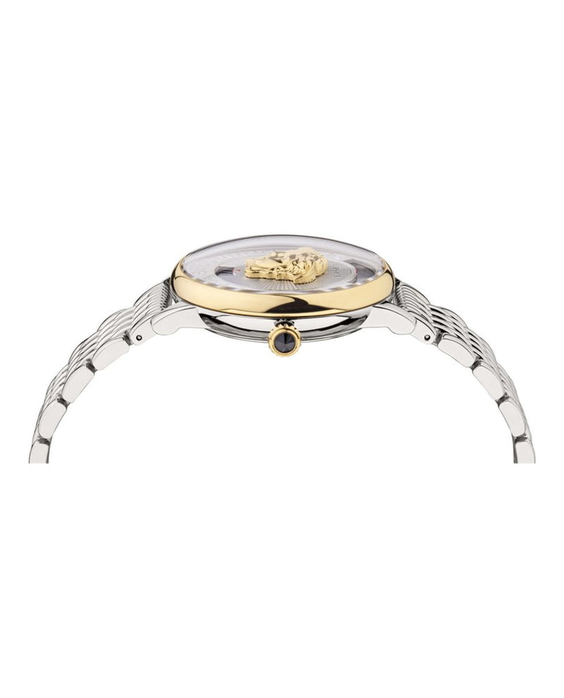 Versace VEZ200321 Medusa 2 Tone Stainless Steel Strap Unisex Watches - Lexor Miami