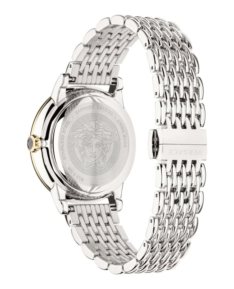 Versace VEZ200321 Medusa 2 Tone Stainless Steel Strap Unisex Watches - Lexor Miami