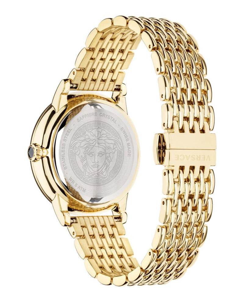 Versace VEZ200421 Medusa Gold Stainless Steel Strap Unisex Watches - Lexor Miami