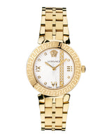 Versace VEZ600621 Greca Icon Diamond Gold Stainless Steel Strap Unisex Watches - Lexor Miami