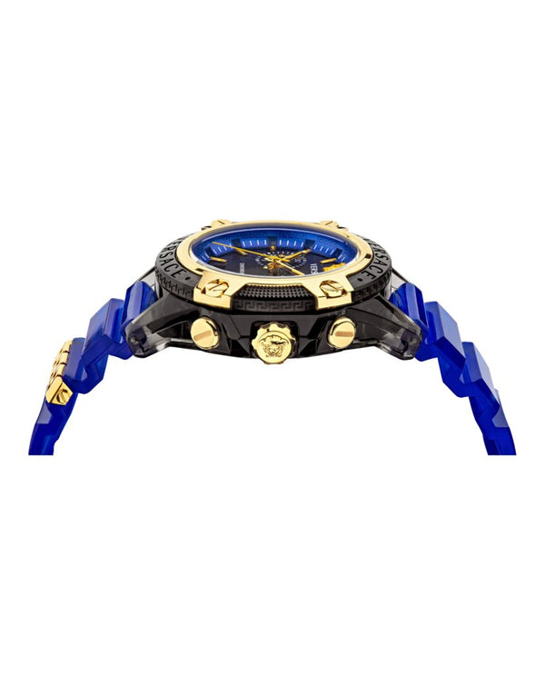Versace VEZ700521 Icon Active Chronograph Blue Strap Men Watches - Lexor Miami