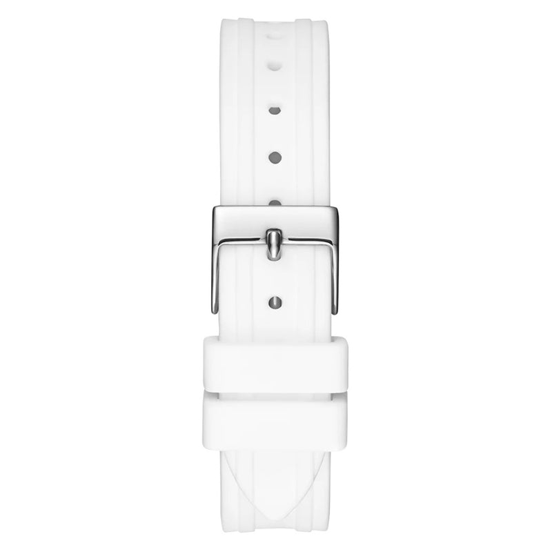Guess GW0032L1 White Silicone Strap Women Watches - Lexor Miami