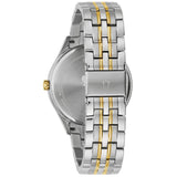 Bulova 98D160 Diamond 2 Tone Stainless Steel Strap Men Watches - Lexor Miami